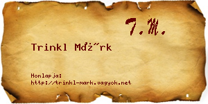 Trinkl Márk névjegykártya