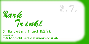 mark trinkl business card